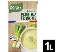 KNORR - Velouté Crémeux Poireaux et Pommes de Terre, Goût Authentique et Onctueux (Brique 1L) - Le Lot De 3