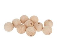 KnorrPrandell 30 mm-Lot de 10 boules en bois FSC naturel