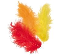 KnorrPrandell Gütermann 6619910 Lot de 15 Plumes de marabus Orange 9 cm