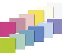 KnorrPrandell Lot de 12 pièces de Cire décoratives Multicolore 100 x 100 x 0,5 mm