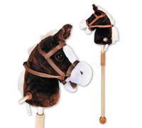 Knorrtoys Hobbyhorse « Hip Hop » - Cheval / Hip Hop - Poignées et Roulettes en Bois - 1 mois à 18 ans