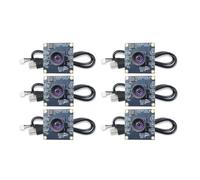 Knoruley 6 Ensembles Module de Caméra à 100 Degrés 1MP OV9732 1280x720 USB Manuel sans Pilote Mise au Point avec Câble USB de 2M pour WinXP/7/8/10