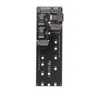 Knoruley Adaptateur NGFF M-Key vers Slimline SAS NVME PCIe 22 Broches SSD Convertisseur Adapté pour Ordinateur Portable, Ordinateur de Bureau, Carte Mère