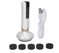Knoruley Masseur Électrique GuaSha 12 Engrenages D'Aspiration Billes en Acier Pression Négative Ventouses Méridiens Massage Machien Grattage Blanc
