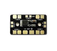 Knoruley Mini Carte de Distribution d'alimentation PDB avec Régulateur de Tension Linéaire 12 V, Pièces de Bricolage pour Drone Multicopter FPV.