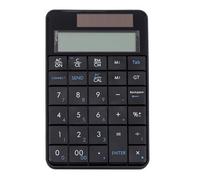 Knoruley Mini Clavier sans 2,4 GHz, 2 en 1, USB, Numérique, avec Calculatrice, Écran, Calculatrice de Bureau