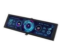 Knoruley Monitor Secondaire Intelligent Turing 8.8" Noir IPS Type-C - Surveillance Efficace de L', du GPU et de la RAM avec Interface USB