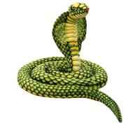 Knoruley Poupée de Simulation Cobra en Peluche Longue Poupée Python Poupée de Chiffon Zodiaque Serpent Enroulé Faux Accessoires de Serpent 170 cm