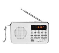 Knoruley Radio FM L-938 Lecteur MP3 Haut-Parleur Stéréo Audio Lecteur MP3 Qualité Sonore Hi-FI avec Écran D'Affichage de 1,5 Pouces