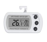 Knoruley Thermomètre Numérique pour Congélateur, Thermomètre Électronique Domestique avec Écran LCD, Thermomètre Étanche pour Réfrigérateur