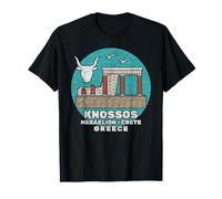 Knossos Tête minoenne Héraklion Crète Grèce Greek T-Shirt