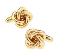 Knot Cufflinks for Men, Fashionable Copper Design for Formal Occasions & Business Attire(2 UK)
