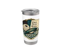 KNOT PICOT READY Frivolité à la navette Gobelet isotherme en acier inoxydable double paroi