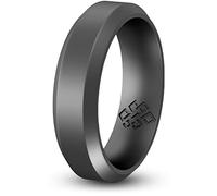 Knot Theory Alliance en silicone pour homme et femme : anneaux en caoutchouc non encombrants de qualité supérieure, style, confort - Idéal pour la gym, le travail, la chasse, le sport et les voyages