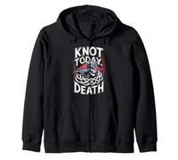 Knot Today Death Funny Viking Crâne Norse Nœud Sweat à Capuche
