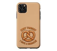Knot Tonight I Have A Headache Bretzel Alimentaire drôle Sarcastique Coque pour iPhone 11 Pro Max