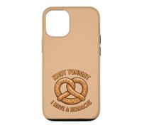 Knot Tonight I Have A Headache Bretzel Alimentaire drôle Sarcastique Coque pour iPhone 12/12 Pro