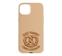 Knot Tonight I Have A Headache Bretzel Alimentaire drôle Sarcastique Coque pour iPhone 15 Plus