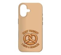 Knot Tonight I Have A Headache Bretzel Alimentaire drôle Sarcastique Coque pour iPhone 17
