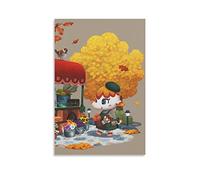KNOTSS Poster décoratif sur toile représentant un animal Crossing Friends Club Game Poster et image d'art moderne pour chambre à coucher, 30 x 45 cm