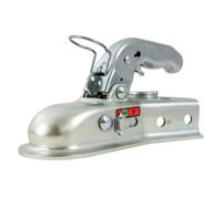 Knott attelage à Boule 6E0176.001 AKF 7,5, PTAC 750 kg, Timon Type V, Charge Verticale 75 kg, Support Prise électrique intégré, indicateur d’Usure, galvanisé - pour remorque