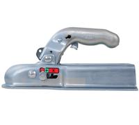 KNOTT attelage a Boule KQ14-C PTAC 1400 kg Timon Carre 70 mm Charge Verticale 100 kg pour remorque raccord sur Boule Montage sur Timon Carre 70 mm pour Usage sur Route