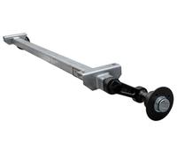 KNOTT Essieu Non freiné VG7-L pour remorque légère 750 kg, entraxe de Fixation 1380 mm et entraxe de moyeux 1880 mm, perçage 4x100 pour réparation et Entretien de châssis