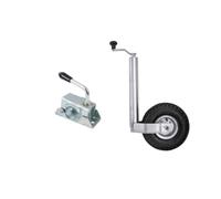 Knott Kit Roue Jockey 48 mm avec Collier de Serrage 150 kg