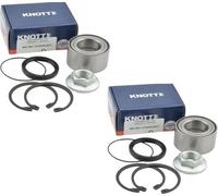 Knott kits de roulements de roue "étanches" - complets - L+R Nr. 410250.001 - roulements Ø64 / Ø 34 x 37mm