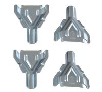 Knott Lot de 4 guide-câbles demi-coque pour câbles de frein avec cloche de 22 mm