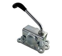 Knott - Support de serrage en fonte - Collier de serrage renforcé par une plaque en fonte avec poignée extra longue - Tube Ø 48 mm pour roue jockey - Remorque caravane