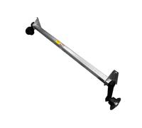 Knott VG7 Essieu sans Frein pour remorque légère - 750 kg - Support Haut - 1505 mm entraxe Fixation / 1805 mm Largeur moyeu - 4x100 - Barre de Torsion Caoutchouc amortissante