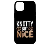 Knotty But Nice - Jeu de Mots drôle de Bretzel Coque pour iPhone 14 Plus