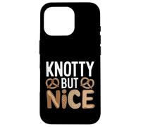 Knotty But Nice - Jeu de Mots drôle de Bretzel Coque pour iPhone 16 Pro