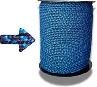 Knotty - Corde tressée 3mm x 100m - Paracorde Robuste, Ficelle Corde Multifonction pour Bricolage, Jardinage et drisse Bateau - Cordelette Idéale pour projets DIY, Bivouac, bushcraft - Made in France