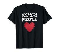 Know How to Puzzle Puzzle Crossword Puzzle Addict Geek Tee T-Shirt