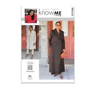 KNOW ME Beaute' J'Adore Patron de couture ME2103K5 Manteau doublé en deux longueurs pour femme Taille 36-38-40-42-44