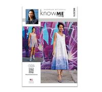 KNOW ME Handmade Millennial Patron de couture ME2076H5 Robe réversible avant ou arrière pour femme