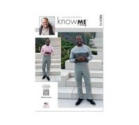 KNOW ME Julian Creates MSS Patrons de couture pour chemises et pantalons pour homme ME2113MSS (50-52-54-56)