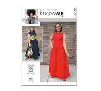 KNOW ME Keechii Patron de couture ME2082AA pour femmes et femmes Tailles 38/40/42/44/46/46