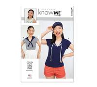 KNOW ME Patron de couture ME2078U5 pour hauts en tricot pour femme par Gwen Heng U5 (44-46-48-50-52)