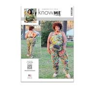 KNOW ME Patron de couture ME2083W2 Salopette et sac ceinture pour femme par Aaronica B. Cole W2 (20W-22W-24W-26W-28W)