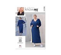 KNOW ME Patron de couture ME2101Y5 Haut et jupe en tricot pour femme par Alisha Grace Y5 (46-48-50-22-54)