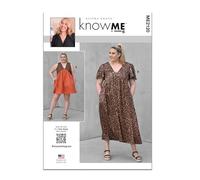 Know Me Patron de couture ME2120Y5 Robe avec manches et longueurs variées par Alisha Grace Y5 (46-48-50-22-54)