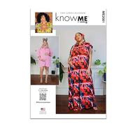 KNOW ME The Corny Rainbow ME2081K5 Patron de couture pour barboteuse et combinaison de maternité pour femme Taille 36-38-40-42-44
