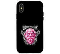 Know Thyself Ancient Philosophy Socrate dans Un Cadre Floral Coque pour iPhone X/XS