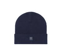 KnowledgeCotton Apparel - Double Layer Fine M. Wool Beanie - Bonnet - One Size - total eclipse