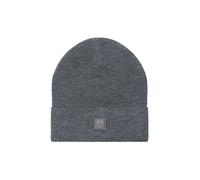 KnowledgeCotton Apparel - Double Layer Fine M. Wool Beanie - Bonnet - One Size - dark grey melange