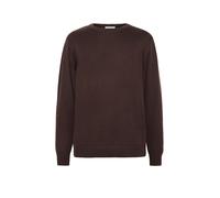 Knowledge Cotton Apparel - Pull en laine mérinos - Regular Merino Knit Crew Neck Chocolate Torte pour Homme en Laine - Taille S - Marron Marron S