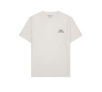 KnowledgeCotton Apparel - Regenerative Organic Cotton Chest Print T-Shirt - T-shirt - M - egret